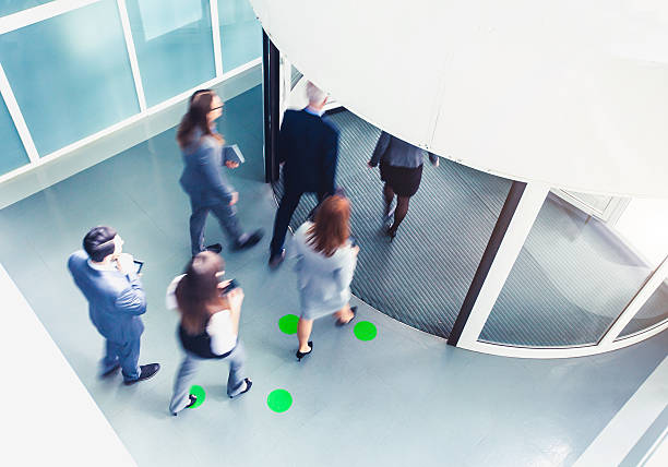 istock Rush hour with business people 501191986