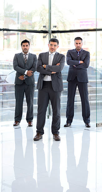istock Three arab business men meeting, posing 501192168