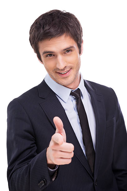istock Businessman choosing you. 501192319