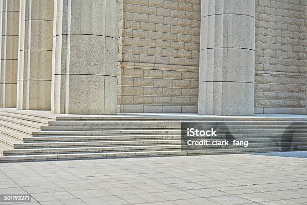 Pillars Building Structure Stock Photo - Download Image Now - Architectural Column, Architecture, Bank - Financial Building