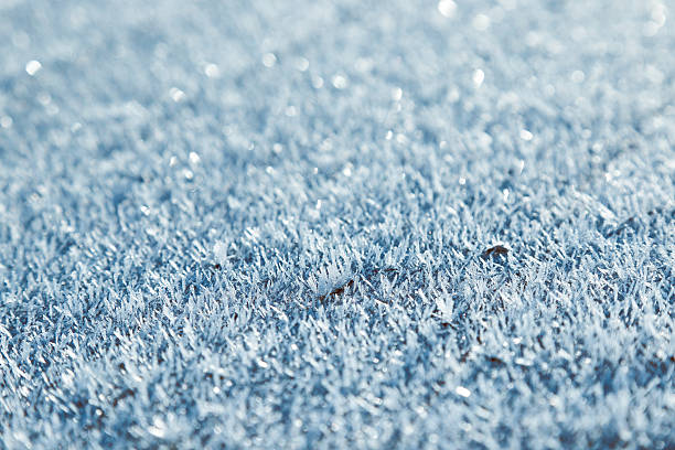 Glittering frost sparkles full frame background, Ice, frost crystals, cold winter background.
