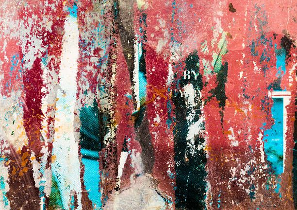 istock Scratched newspaper adverts in detail macro shot 501193987