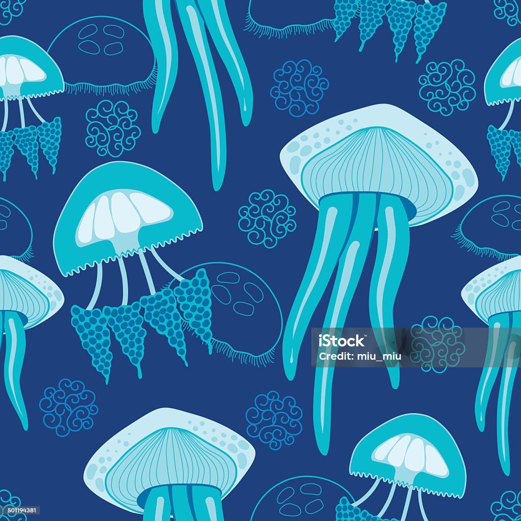 Seamless pattern with sea animals More illustrations: Abstract stock vector