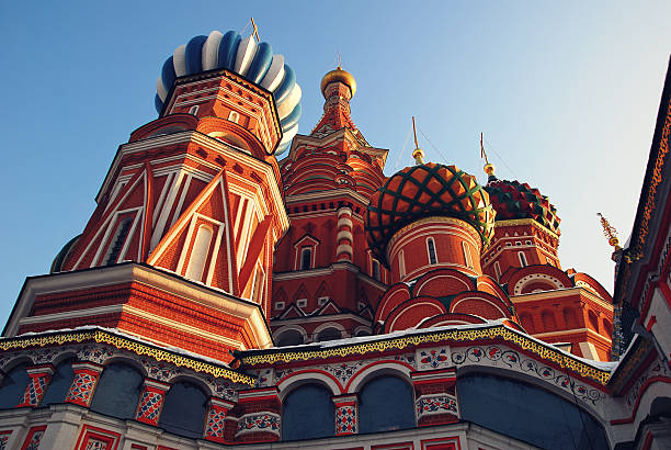 St. Basil's Cathedral in Moscow stock photo