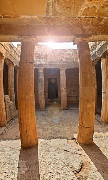 istock ancient greek tomb ruins in Cyprus 501196229