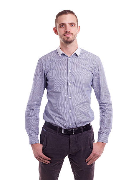 istock Man in a striped shirt 501196738