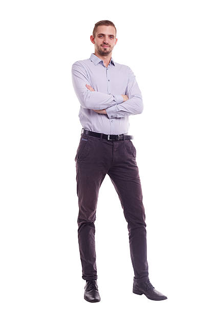 istock Man in shirt with crossed arms 501197170