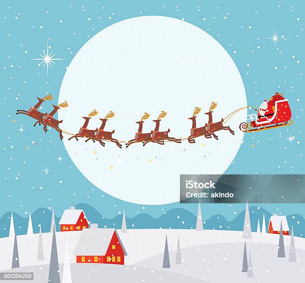 Christmas Background Stock Illustration - Download Image Now - Christmas, Santa Claus, Backgrounds