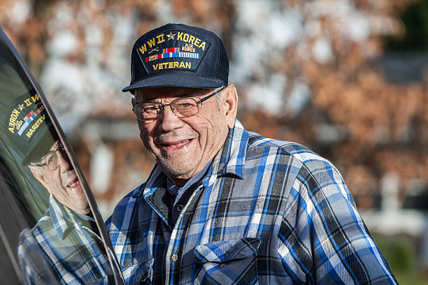 istock WWII and Korean War Military Veteran Reflection 501204813