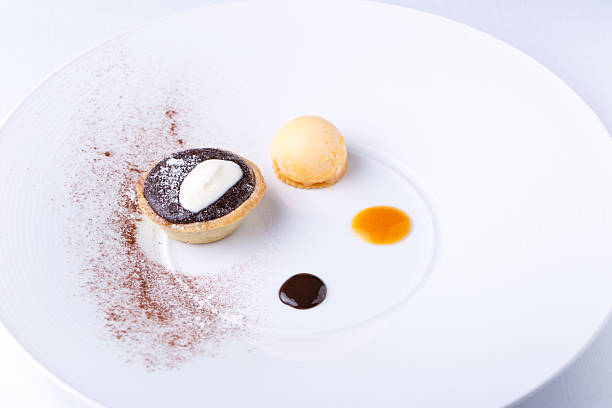 istock Delicious chocolate tarts 501205225