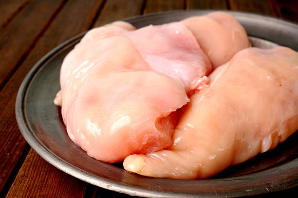 istock Raw organic chicken breast fillet 501205341