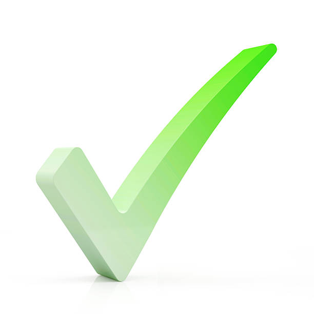 istock Green Check Mark Symbol isolated on white background 501208807