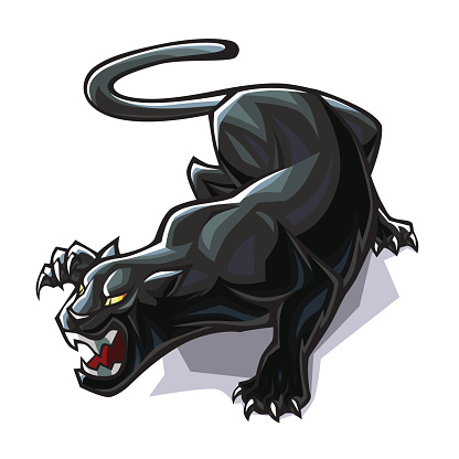 Free download of Angry black panther Vector Graphic