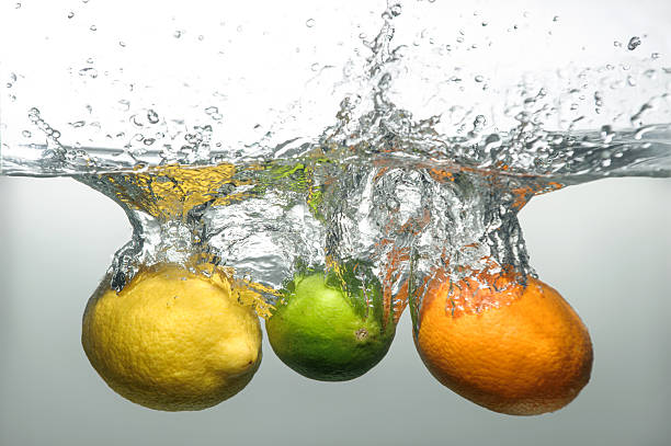 istock Fresh swimming fruits and vegetables 501212257