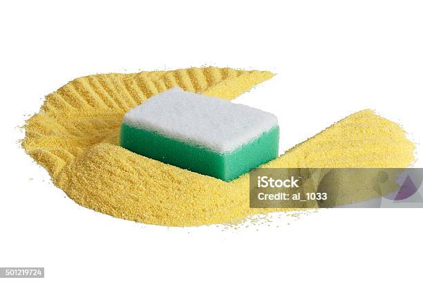 Cleaning Sand Sponge Stock Photo - Download Image Now - Sand, Sweeping, 2015