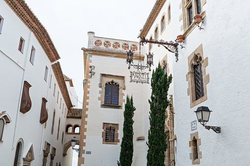 Details city of Sitges in Barcelona (Spain)