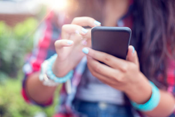 istock Girl text messaging on smartphone 501227062