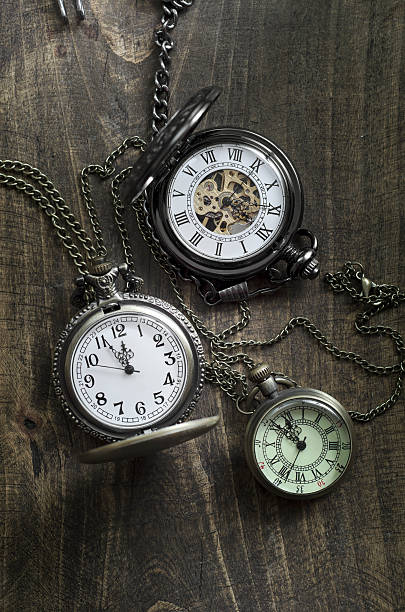 istock Pocket watches from above 501227418