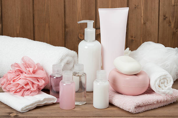 istock Spa Kit. Shampoo, Soap Bar And Liquid. Toiletries 501227924