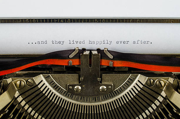 istock and they lived happily ever after word printed on typewriter 501231750