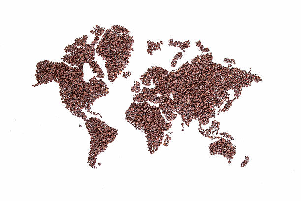 istock World map made of soil or gravel 501232800