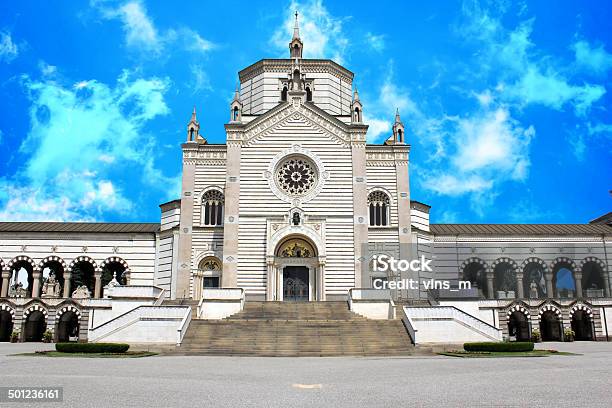 Monumental Cemetery Milan Italy Stock Photo - Download Image Now - Ancient, Architectural Dome, Architecture