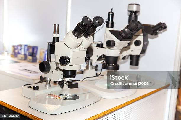 Microscopes Stock Photo - Download Image Now - Biology, Biotechnology, Chemistry