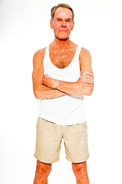 istock Expressive good looking senior man casual  summer dressed. 501237373