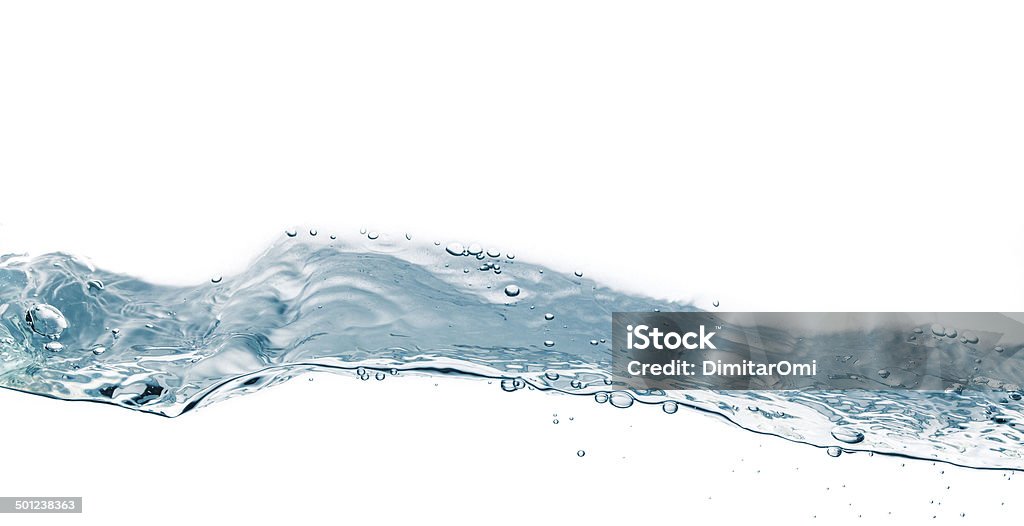 Water splash isoliert auf weiß. - Lizenzfrei Abstrakt Stock-Foto