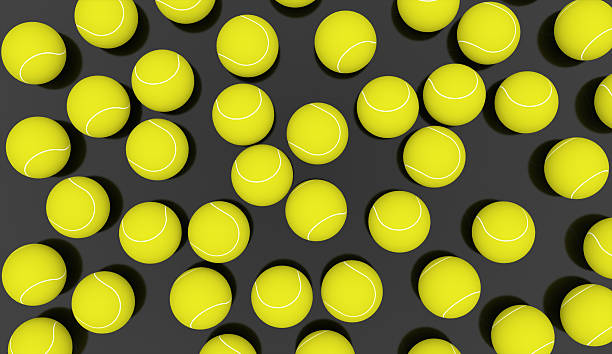 istock Many tennis balls rendered 501238683