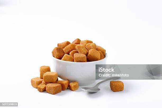 Cane Sugar Cubes Stock Photo - Download Image Now - Bowl, Brown, Brown Sugar