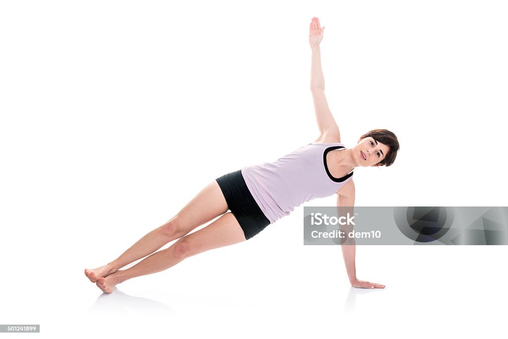 Femme pratiquant yoga - Photo de Adulte libre de droits