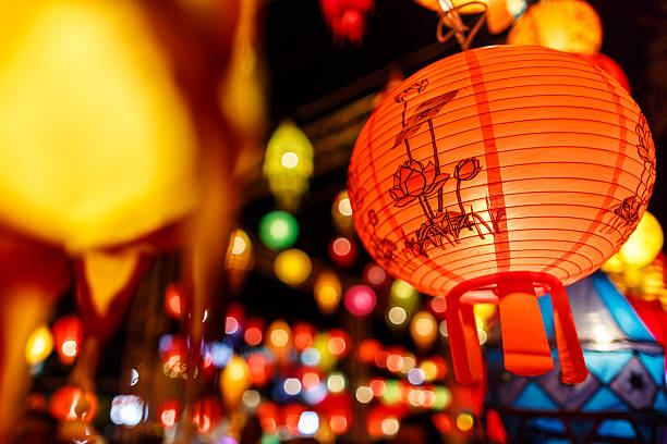 istock Beautiful international lantern illuminating in night time 501243195
