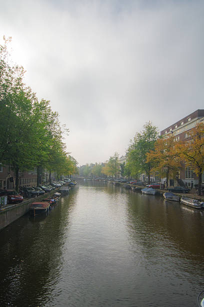 istock Autumn in Amsterdam de Keizersgracht overcast 501248746