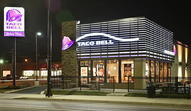 Taco Bell Late Night Hours stock photo