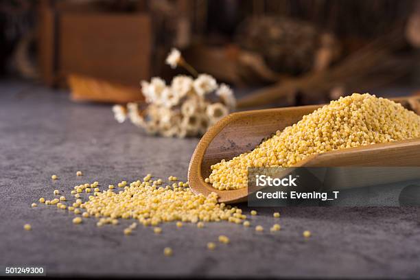 Millet Stock Photo - Download Image Now - Breakfast, Circle, Close-up