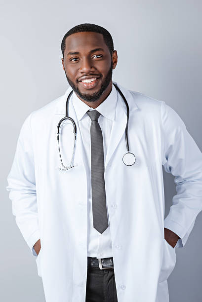 istock Concept for afro american doctor 501253424