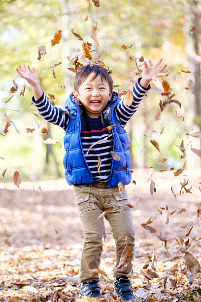 istock Japanese Boy Playing in the Park 501255180