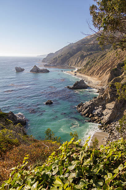 istock View on the ocean at Highway No 1, California 501260028
