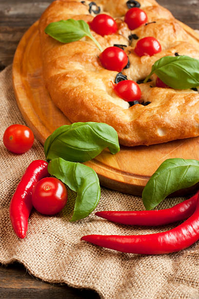 istock Fresh baked focaccia 501260103