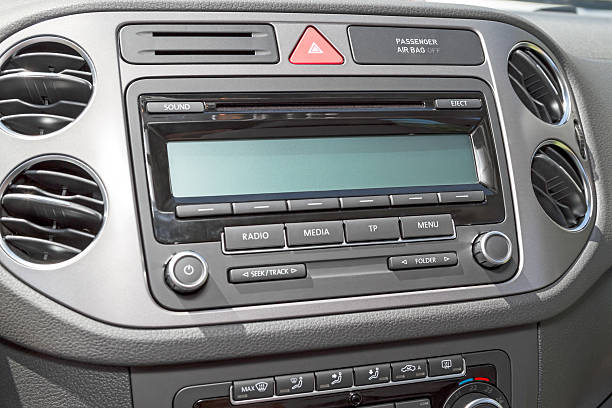 istock Car stereo CD and FM radio 501260617