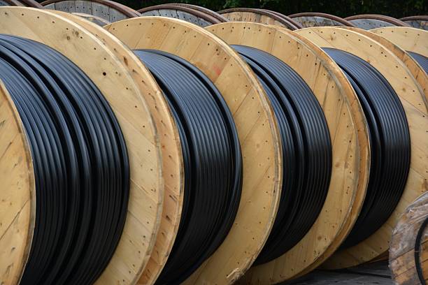 istock new cable drums in the warehouse 501261139