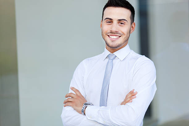 istock Young male manager outdoor 501261297