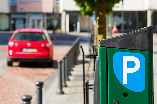 istock City, aid parking for cars. 501261497