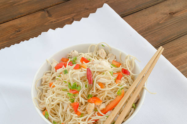 istock Chinese noodles wth chilli pepper 501261669