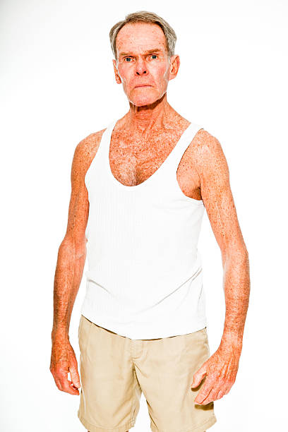 istock Expressive good looking senior man casual  summer dressed. 501261875
