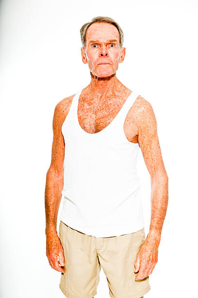 istock Expressive good looking senior man casual  summer dressed. 501261877