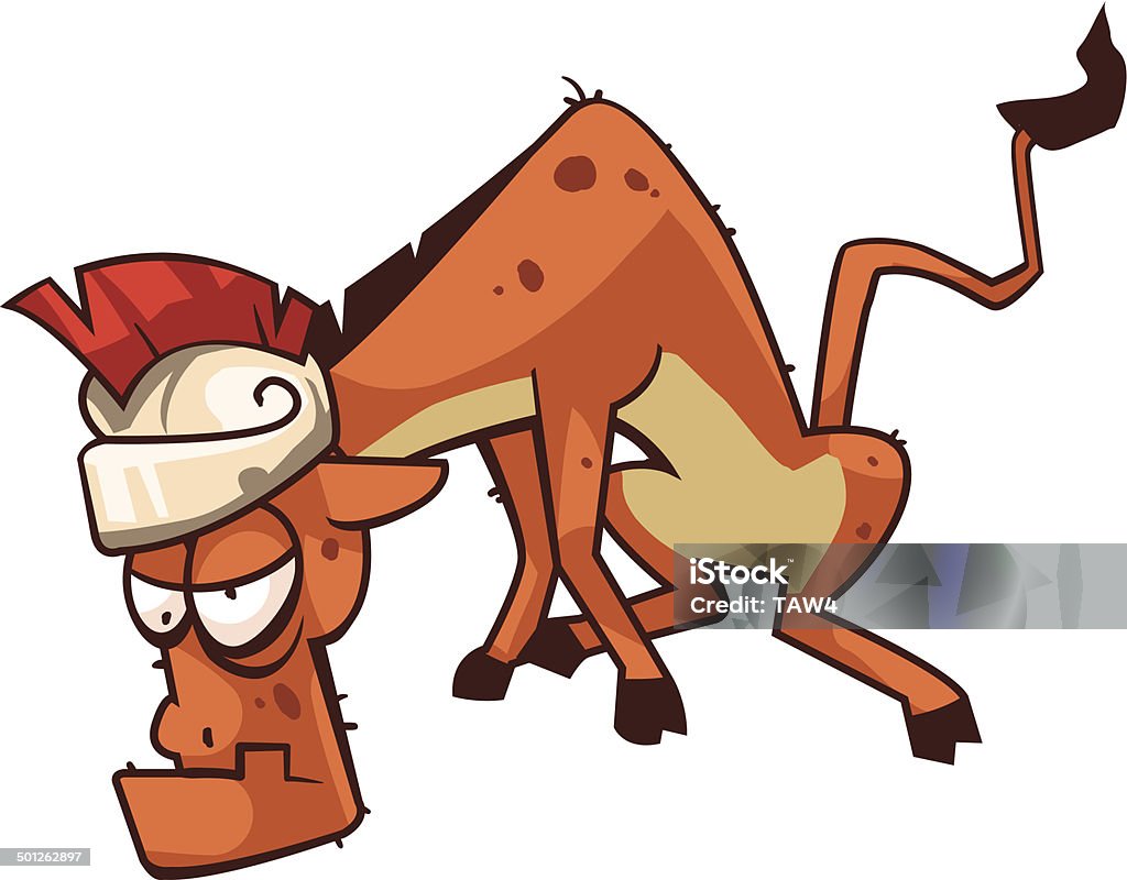 Computer Trojan Cartoon Computer Trojan Stock Illustration - Download Image Now - Alertness ...