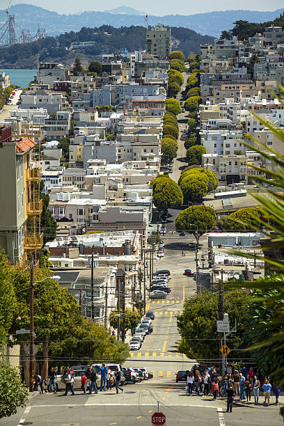 istock Long downhill street in San Francisco 501264034
