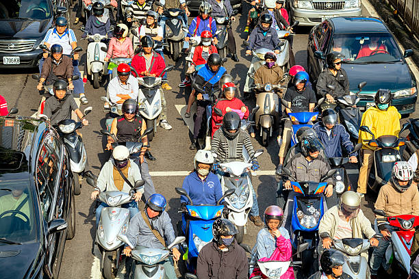 Commuters in Taipei - Taiwan